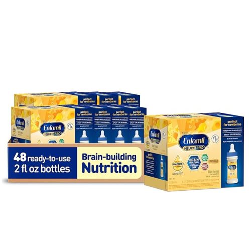 Enfamil NeuroPro Ready-to-Feed Baby Formula, 2 fl oz,48 bottles