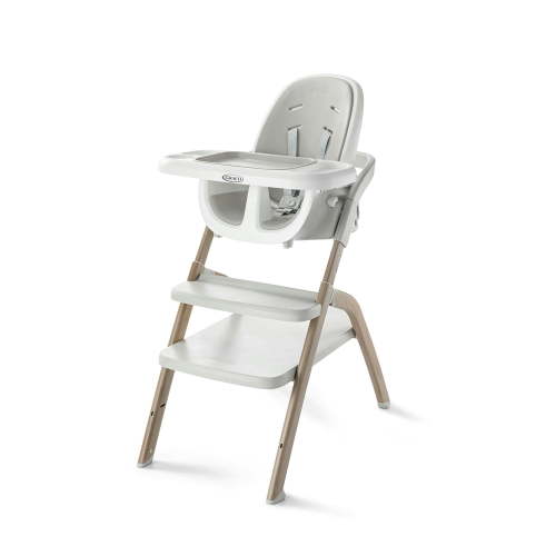 Graco, Convertible Highchair and Step Stool, Slim 6-in-1 Misty, 6 Growing Stages