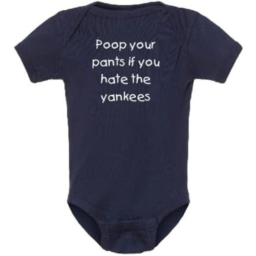 Campus Originals Red Sox Fan Poop Your Pants If You Hate The Yankees Baby Bodysuit