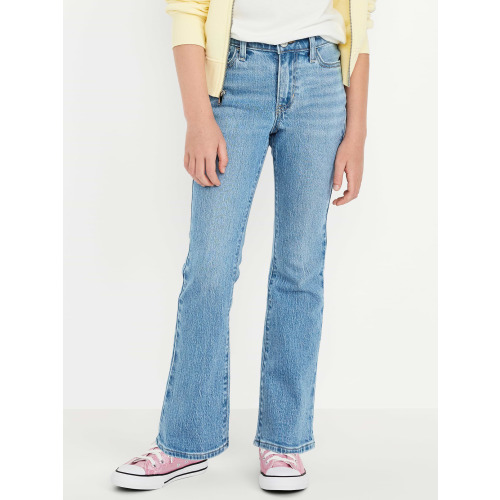 Wow High-Waisted Flare Jeans for Girls