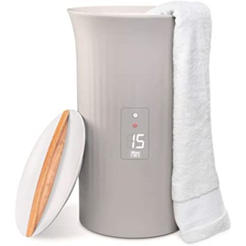 Live Fine Towel Warmer | Bucket Style Luxury Heater with LED Display, Adjustable Timer, Auto Shut-Off | Fits 40” x 70” Oversized Towel