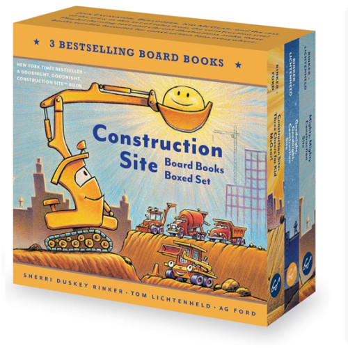 Construction Site Board Books Boxed Set (Goodnight Construction Site)