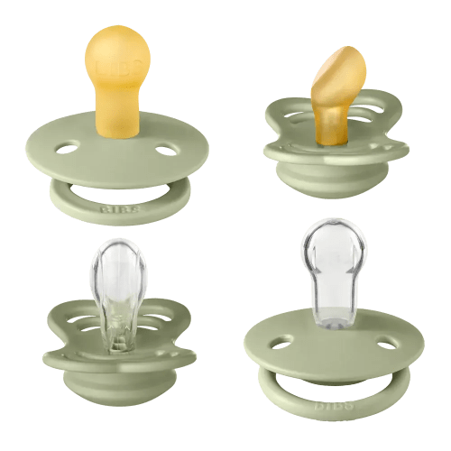 BIBS - Try-It Collection Pacifier 4-Pack – Sage