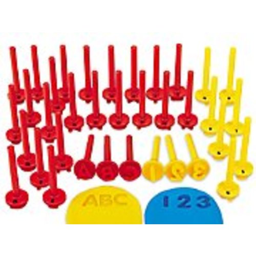 Uppercase Alphabet & Number Dough Stampers