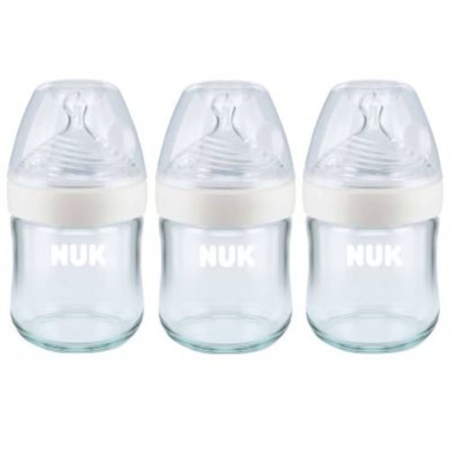 NUK Glass Baby Bottles - 4 fl oz/3pk