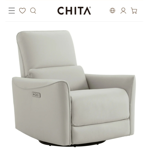 Tracee Modern Power Swivel Glider Recliner