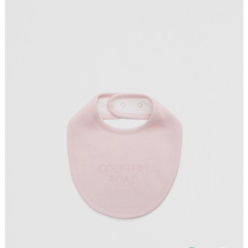 Organically Grown Cotton Waffle Bib