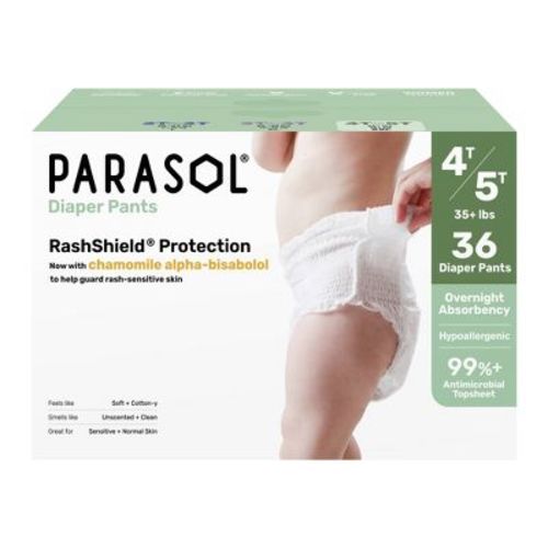 Parasol Chlorine-Free Diaper Pants (Pull-Up Style) with RashShield Protection - 4T5T