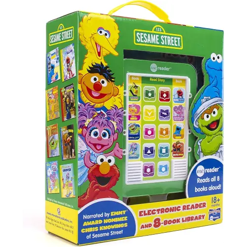 Sesame Street Elmo, Big Bird, and More! - Me Reader Electronic Reader and 8-Book Library - PI Kids