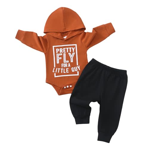 KIMI BEAR Baby Boy Clothes Newborn Boy Outfits Infant Letter Print Long Sleeve Romper Hoodies Pants Fall Winter Outfits