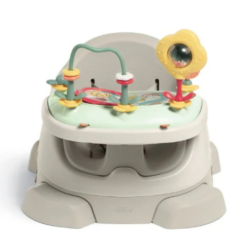 Mamas & Papas Bug 3-in-1 Floor & Booster Seat with Activity Tray Clay – Baby Kingdom