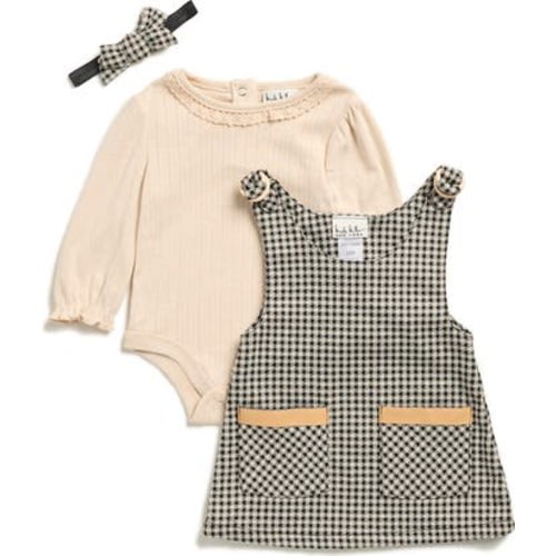 Nicole Miller Bodysuit, Jumper & Headband Set | Nordstromrack