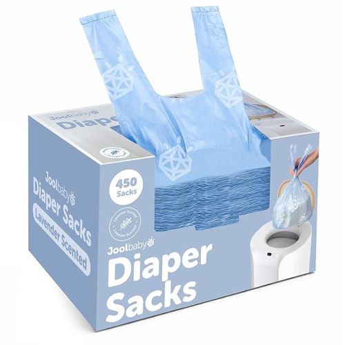 Jool Baby Diaper Disposable Bags (450 Count) - Lavender-Scented, Easy to Tie – Great for At Home & On the Go