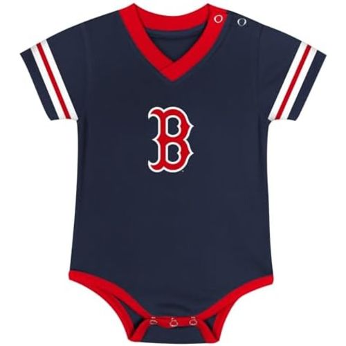 MLB Newborn & Infants 0-24 Months Official Primary Logo Creeper Romper Jersey