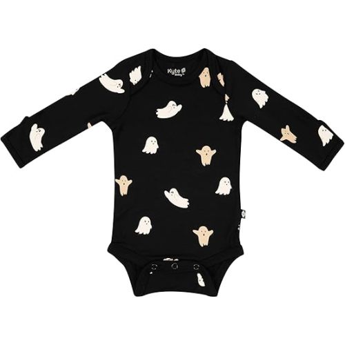 KYTE BABY Long Sleeve Bodysuit in Boo
