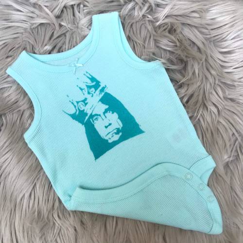 IGGY POP Godfather of Punk inspired Soft baby graffiti GARANIMALS Onesies Unisex 0-3month