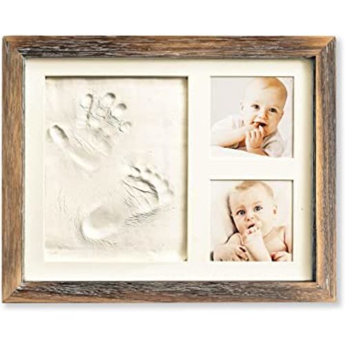 Baby Handprint Kit Baby Decor, Baby Clay Footprint and Handprint Kit, Baby Feet Mold 3 Month Old Baby Must Haves Baby Hand and Footprint Kit Baby Keepsake Farmhouse Baby Handprint and Footprint Kit