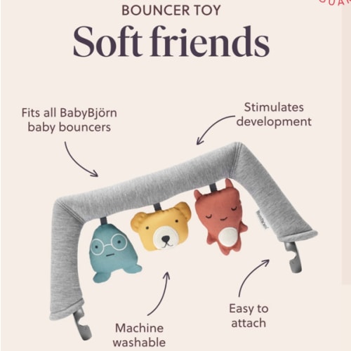 BabyBjörn Toy for Bouncer – Soft friends