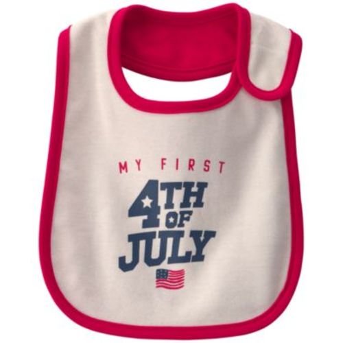 Baby Boys' or Girls' Fourth of July Bib