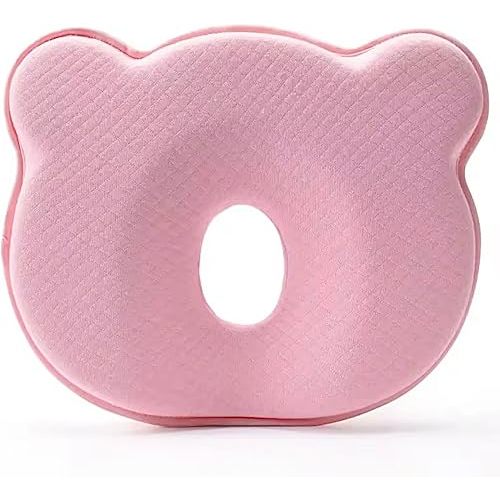 Soft Memory Foam Baby Changing Station Support pad for Infant,Removable Cover, Portable Travel Cushion with Bear Cover – Comfortable Head Support for Kids, Breathable and Washable