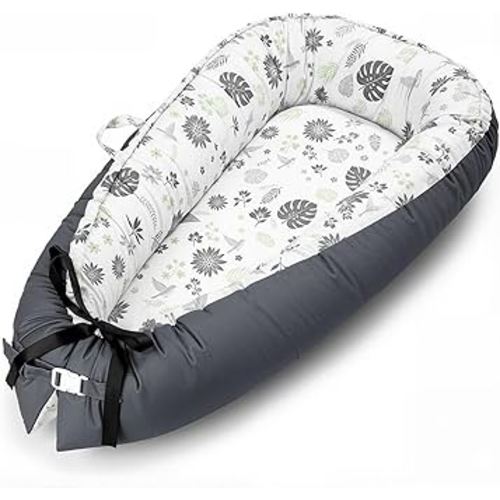 Baby Lounger for Newborn, Baby Lounger Covers & Soft Baby Nest Cover Babies Essentials Gifts,Dock A Tot Portable Infant Lounger