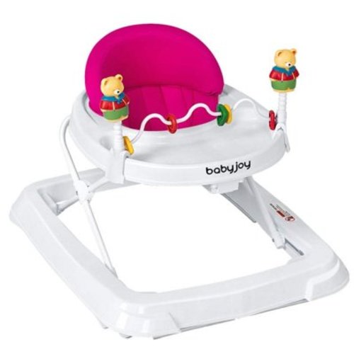 Kadyn Baby Learning Walker, Baby Walker, Baby Activity Walker,Adjustable Height Removable Folding Portable Baby Walker-Pink