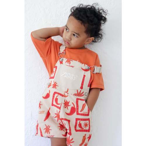 SHORT OVERALLS | CHILLI - ZIGGY LOU 0-3m, 3-6m left