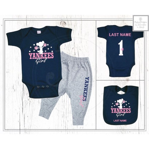 NY Yankees Inspired  Bodysuit/bib And/or Pants  Yankees - Etsy