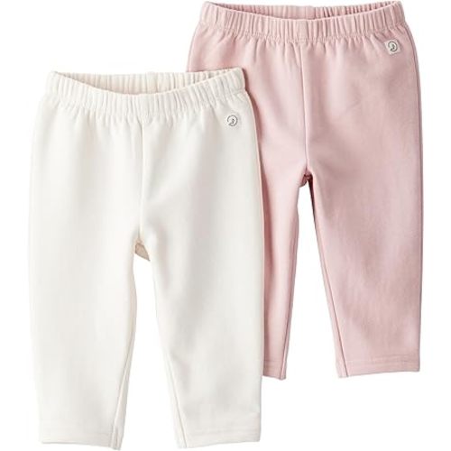 little planet by carter's Baby 2-Pack Terry Pants Made with Organic Cotton
