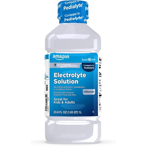 Amazon Basic Care Oral Electrolyte Solution, 33.8 Fl Oz, Unflavored