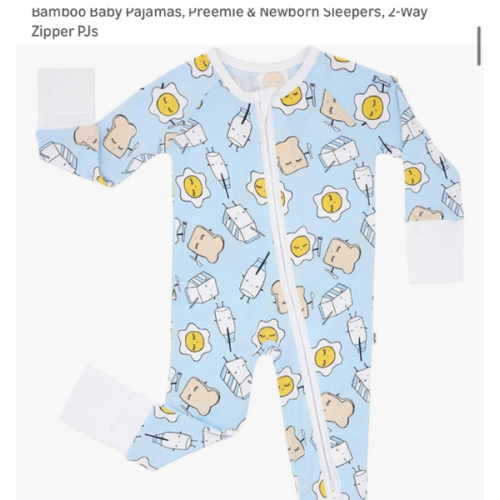 Little Sleepies Pajamas for Baby Boys & Girls, Viscose from Bamboo Baby Pajamas, Preemie & Newborn Sleepers, 2-Way Zipper PJs
