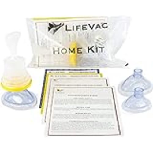 Amazon.com: LifeVac Choking Rescue Device for Kids and Adults | Portable Airway Assist & First Aid Choking Device | Yellow Travel Kit : Health & Household