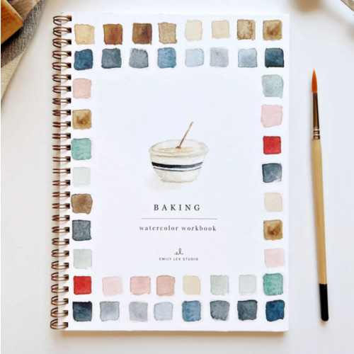 baking watercolor workbook – emily lex studio