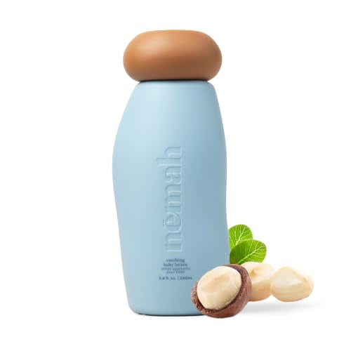 Nemah Baby Lotion, Baby Moisturizer For Sensitive Skin, Vegan, 9.8 Fl Oz | Lotion For Newborn And Toddlers, With Chamomile Aloe Vera Jojoba Oil, Lightweight Non-Greasy, Fast Absorbing, Cruelty Free
