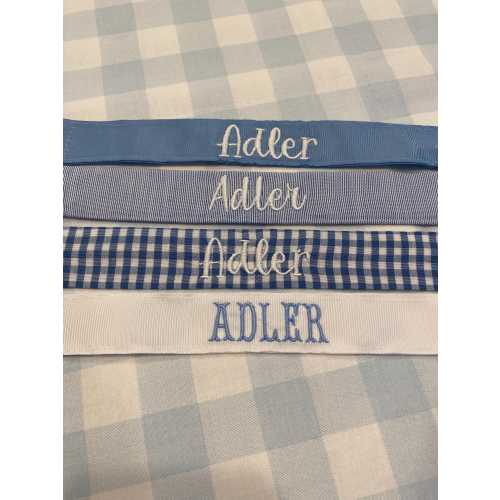 Simple Monogrammed Pacifier Clip, Paci Leash, Personalized Baby Boy Shower Gift