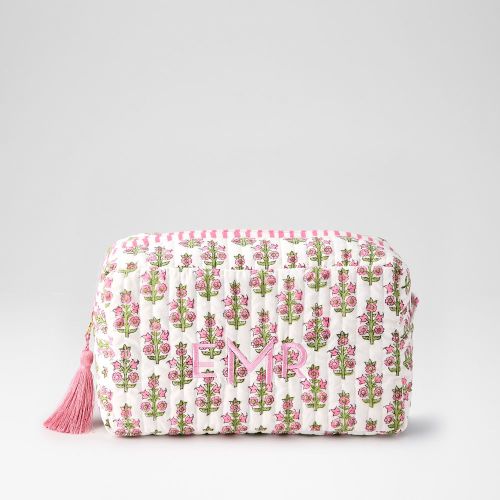 Block Print Travel Pouch