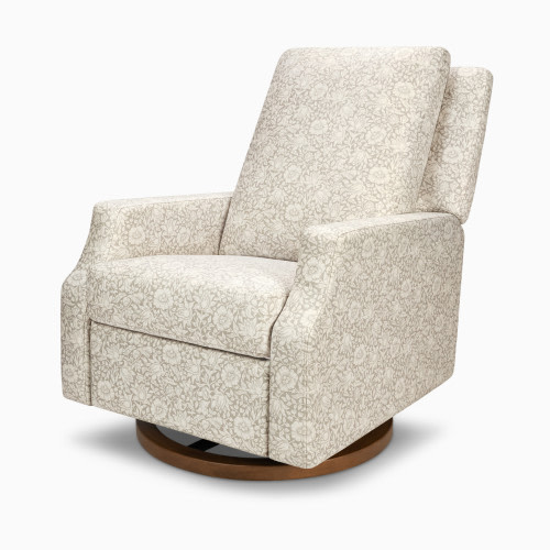 Namesake Morris & Co. x Namesake Crewe Recliner and Swivel Glider - Mallow In Ash Performance Eco-Weave