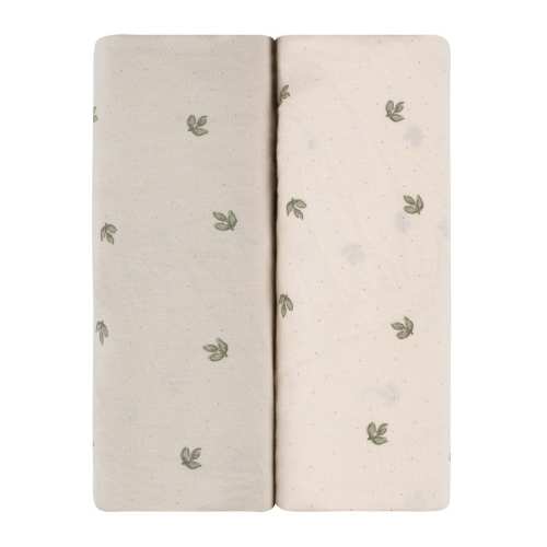 Ely's & Co. Baby Fitted Crib Sheet Set - 2 Pack - 28" x 52"
