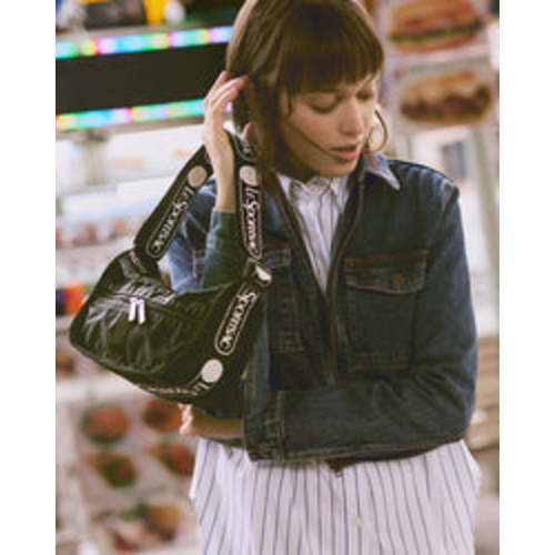 Solid Black Double Trouble Backpack | LeSportsac