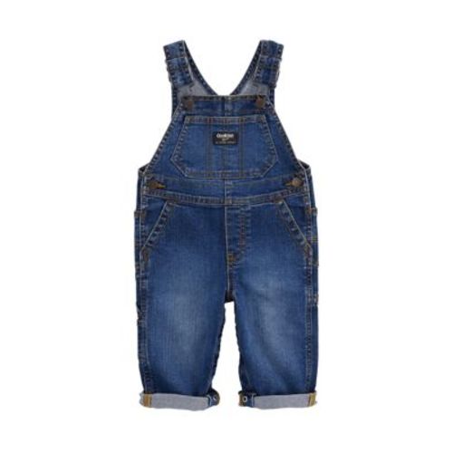 Baby Boys Stretch Denim Classic Overalls