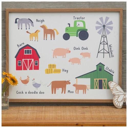 Little Farm Wood Wall Decor