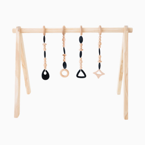 Wooden Baby Gym - Black