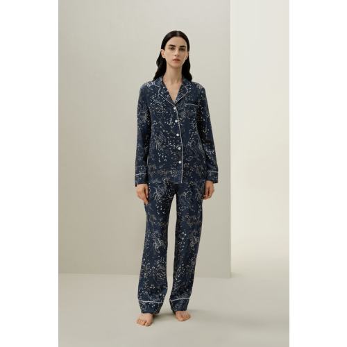 Scorpio Zodiac Classic Silk Pajama Set