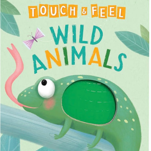 Wild Animals: A Touch and Feel Book - Children's Board Book - Educational