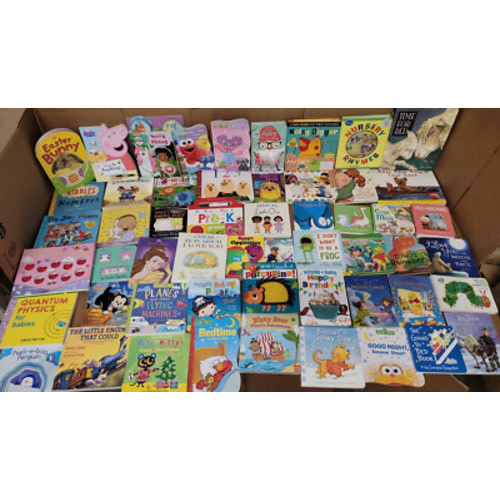 Lot of 50 Children BOARD Hardcover BABY TODDLER DAYCARE PRESCHOOL Kids BOOKS MIX