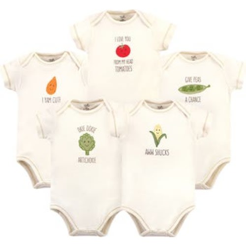 Organic Cotton Bodysuits, 12-18M