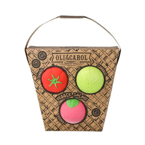 Oli & Carol Veggie Salad Baby Sensory Balls – Kinoko Kids
