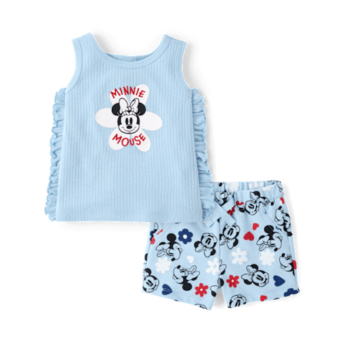 Baby Girls Minnie Mouse™ 2-Piece Playwear Set - Multi