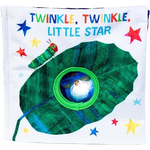 KIDS PREFERRED Eric Carle Soft Book: Twinkle Twinkle Little Star with Sounds, 7 inches (55736)