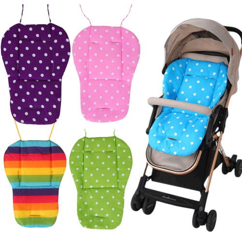 Bueautybox High Chair Cushion Baby High Chair Seat Cushion Liner Cover Double sided Dot Print Baby Carriage Stroller Seat Cushion Dining Chair